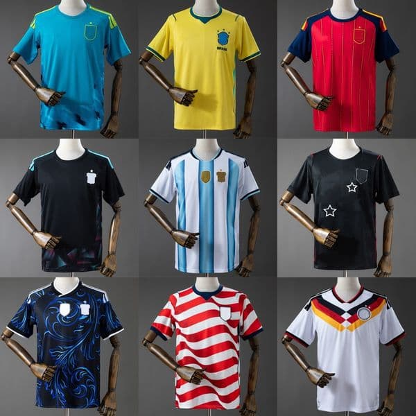 2026 New Model Soccer Jerseys Sports Outdoors world cup jersey men Outdoor Apparel Spain Brazil Germany Argentina America Home and away jerseys football shirts 7196