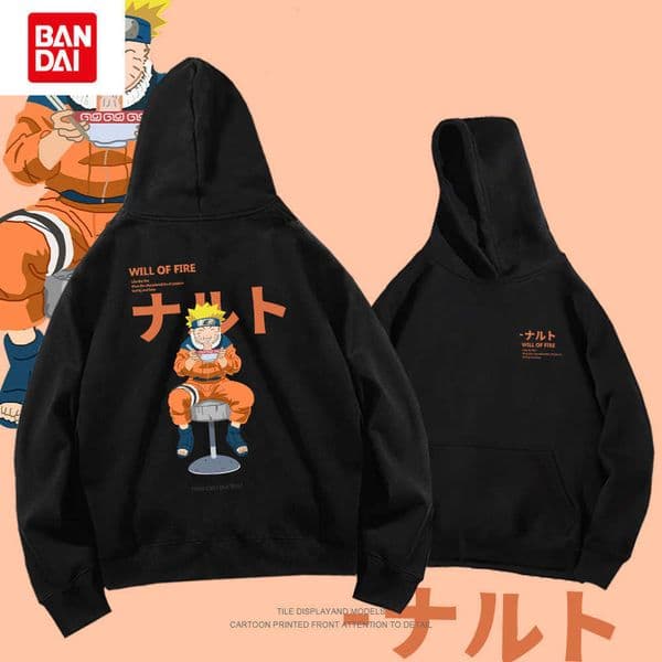 Naruto hooded sweater for men and women Spring and autumn fashion brand youth students anime loose Naruto coat L2605223WZY