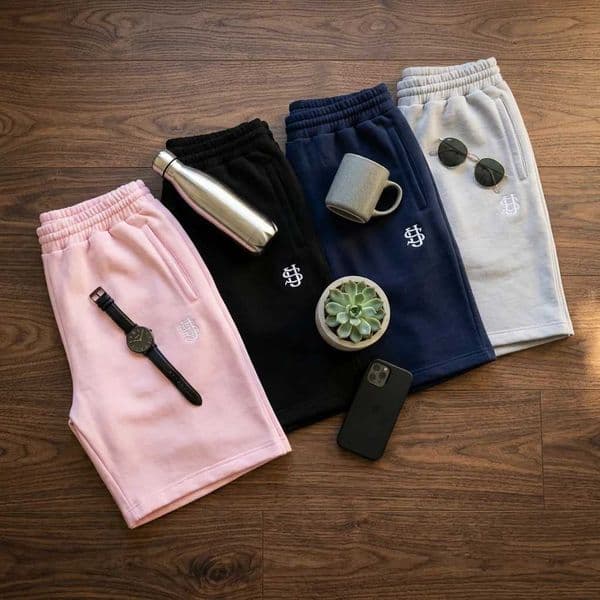 Mens Embroidered Letter Sweat Shorts Casual Y2K Streetwear Hip Hop Oversized Fashion Gym Shorts Summer Bottoms Vintage Q260522
