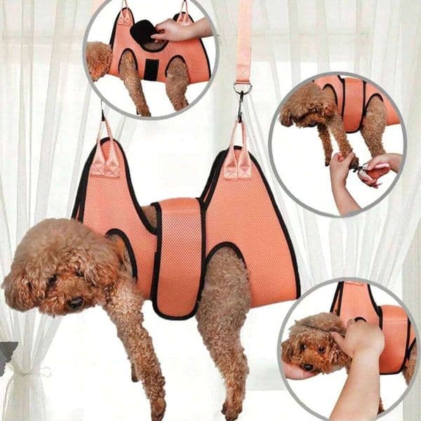 1PC-Pet hammock, dog grooming fixator, Teddy feeding medicine anti scratch device, cat hanging bag J260522