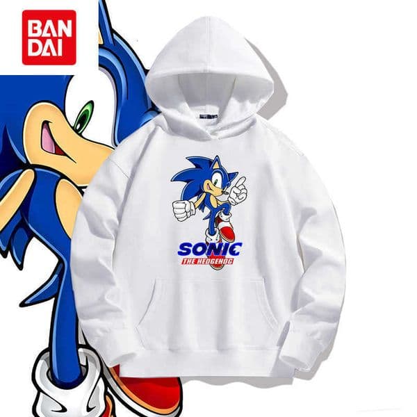 Hedgehog Sonic hooded sweater Spring and autumn clothes for boys and girls Teenagers Students Fashion Brand loose shoulder jacket L260522NZ95