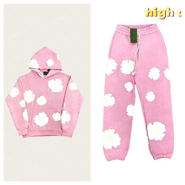Fine mens tracksuit designer hoddie pullover daily pink print hip hop cotton regular athleisure designer shorts sweatsuit hoodies high quality classic fashion