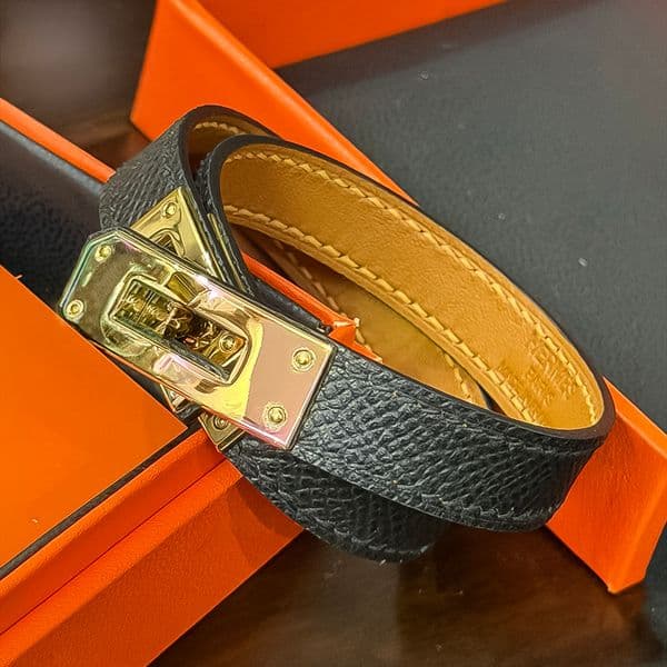 Designer Bracelet Bracelet for Women Stainless Steel 18K Gold Plated Bangle Luxury Genuine Leather Bangles Luxury Jewlery Sparkling Free Shipping Buy One Get One