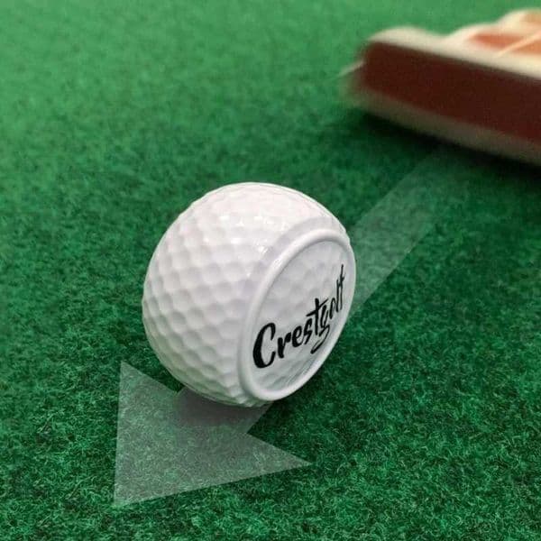 Golf Putter Practice Ball Novelty Putting Practice Flat Golf Balls Training Supplies For Practice Indoor Outdoor Dropshipping C260522