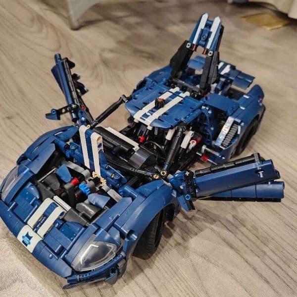 42154 Technical car With lighting Forded GT Supercar Model Building Block Party gifts, Halloween and birthday gifts 26Li0522