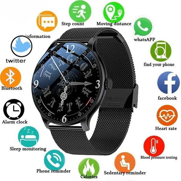 LXASFIT 2025 New Smart Watch Heart Rate Sleep Health Monitor Bluetooth Talk Ladies Sport Smart Watch for Android IOST260522
