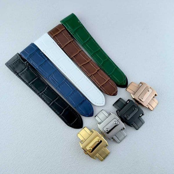21mm Black Brown e Quick Replace straps Watchband for NH35 Watch case for Watch Band Buckle Strap J260522