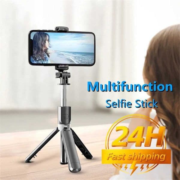 3 IN 1 Wireless Bluetooth Selfie Stick tripod monopod stand Phone holder outdoor travel Mobile Phone Z260522