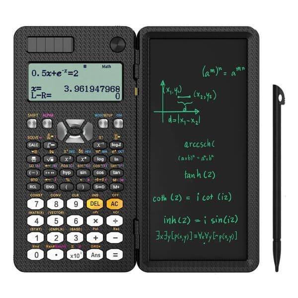 Luxury Designer room Decor Wholesale Calculators Solar Scientific With LCD Notepad 417 Functions Professional Portable Foldable Calculator F 11