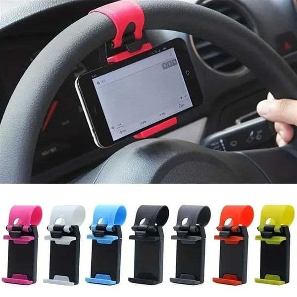 New Universal Car Phone Bracket Car Steering Wheel Car Navigation Rack Telescopic Clip Mobile Phones Car Phone Holder Z260522