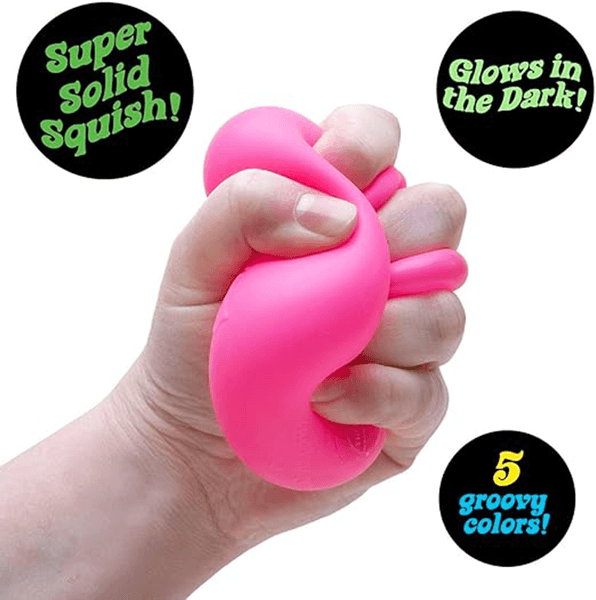 NeeDoh Nice Cube Glow Decompression Toy Slow Rebound Squishy Toys Anxiety Squeeze Object For Focus Gag Toys for Kids and Adults