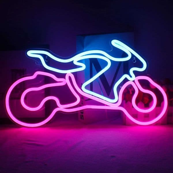 Motorcycle Led Neon Signs Room Wall Decor Lights USB Powered For Bike Art Shop Club Party Sport Moto Room Garage Wall Decor L260522