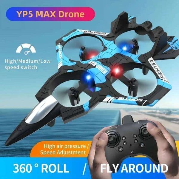 4-axis Gyro Remote Control Airplane 360 Flip Fighter Jet Helicopter Quadcopter Easy to Fly RC Glider for Boys Kids Toy 26Y0522