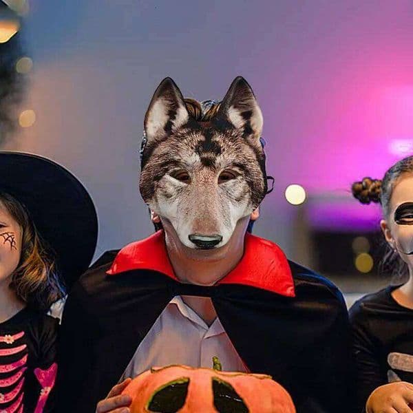Halloween Easter Wolf Scary Animal Fashion mask Cosplay Costume Accessories Realistic Face Head Masque for Adults W260522