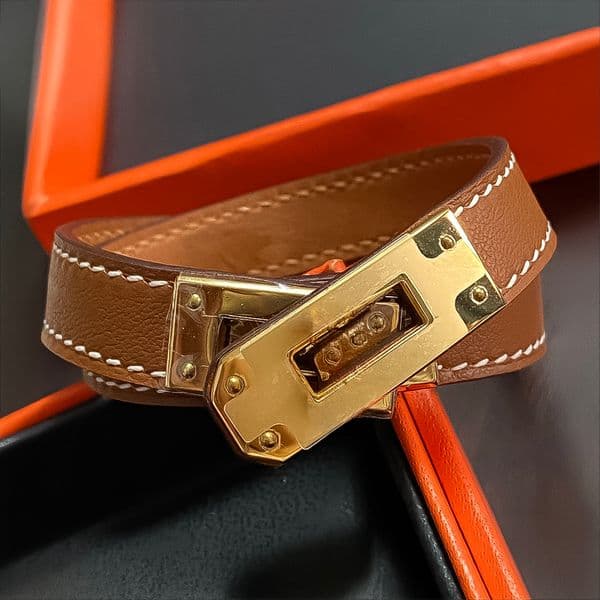 Designer Bracelet for Women Stainless Steel 18K Gold Plated Bangle Top Quality Genuine Leather Bangles Luxury Jewlery Designer Free Shipping Buy One Get One