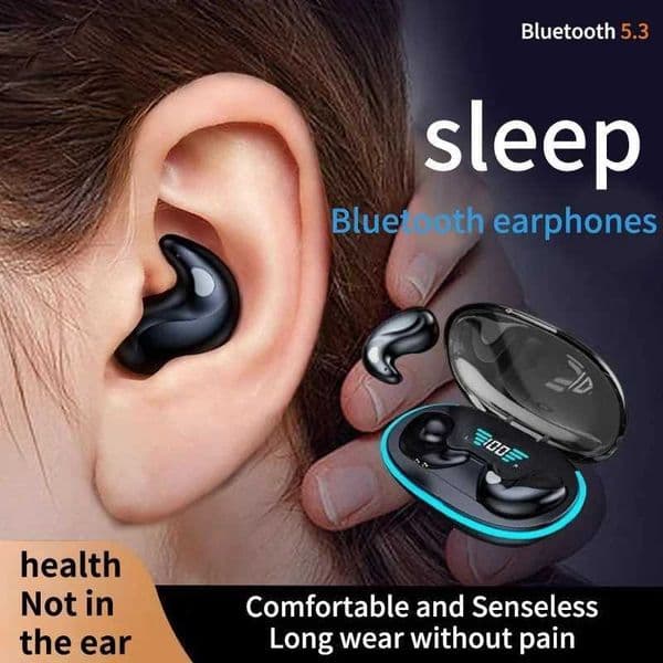 NEW X55 Wireless Sleep Earphone Noise Reduction Invisible Earphone Sleeping Headset Bluetooth Sport Headphones Earbuds C260522