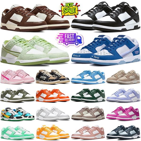 Running Shoes for designer sneakers Black White Panda University Blue Red Triple Pink scarpe men women trainers hike Plate-forme casual hiking outdoor shoe