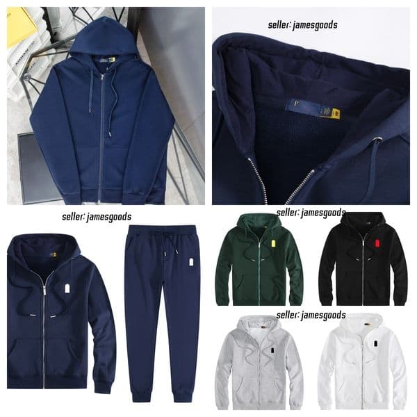 polo hoodie polo zip up hoodie polo tracksuit polo jacket fleece jacket tracksuit men designer mens designer tracksuit designer jacket sweatpants