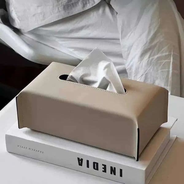 room Luxury Designer Decor New Woven Box Leather Napkin Case Luxury Cover Car Living Tissue Paper Holder Desktop Home Tabletop Decoration De 11