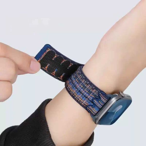 Nylon Loop For Watch Strap 45mm 44mm 46mm 40mm 41mm 38mm 42mm Correa Bracelet iWatch Series 6 Se 7 8 9 10 11 tra2-3 49mmJ260522