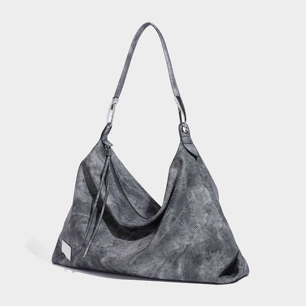 TAURUSCIAGA Retro Gradient Tie-Dye Tote Bag Unique Design Large Capacity Casual High Style Women Shoulder Handbag