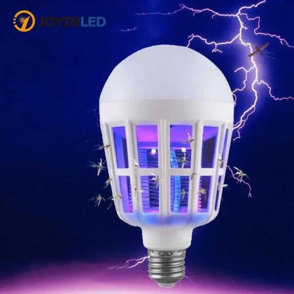 JOYINLED Mosquito Killer Lamp Bulb E27 Fly Repellent Bug Zapper Insect Killer High Powered Home Anti Mosquito and Night LampZHR260522