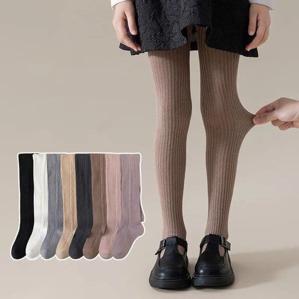 0-12 Years Cute Kids Girls Cotton Tights Spring Autumn Winter Cotton Stocking Breathable Pantyhose For Toddler Girls260514