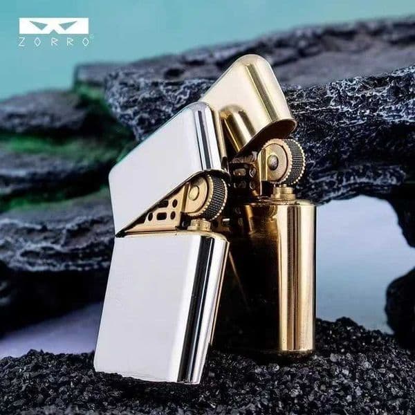 ZORROs New Z790 Original Copper Kerosen e Lighter Peony Double-sided Engraved Kerosen e Lighter ZORRO Third Generation L260522
