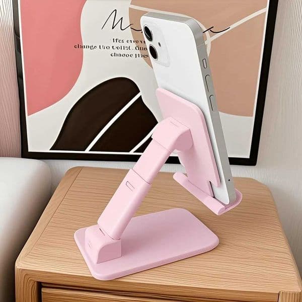 1PC Desktop Phone Holder Stand Adjustable Angle Height Mobile Phone Stand - Universal for All Smartphones Desk Tablet Holder Z260522