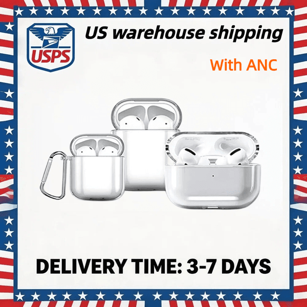 USA Delivery For Apple AirPods pro 3 4 3rd airpods pro 2 airpods 4 5 6 earphones Solid Silicone Cute Protective Headphone Cover Wireles