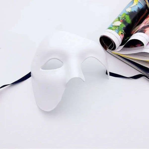 Halloween Costume Party Male Masquerade Half Face Adult Phantom Of The Opera Retro Prince One-eyed Mask W260522