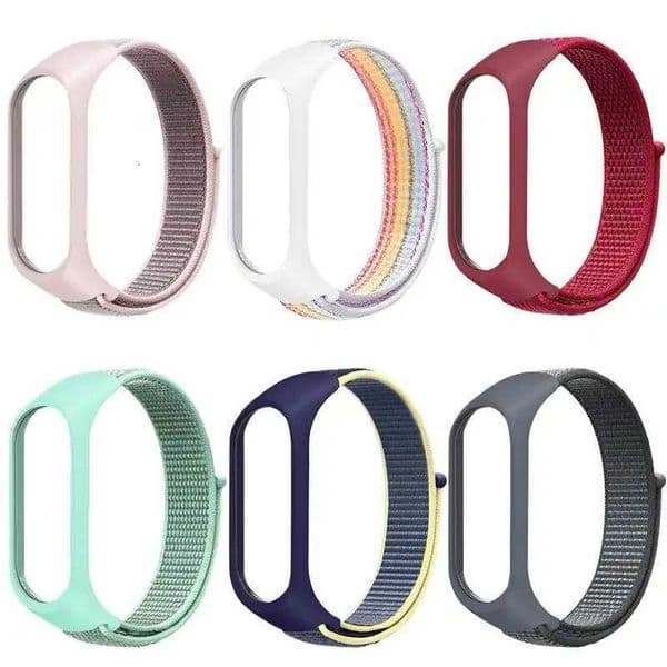 Nylon loop Wristband For Xiai Mi Band 7-7 nfc smartwatch Sports Miband7 Correa Replacement Bracelet smart band 7 6 5 4 3 StrapJ260522