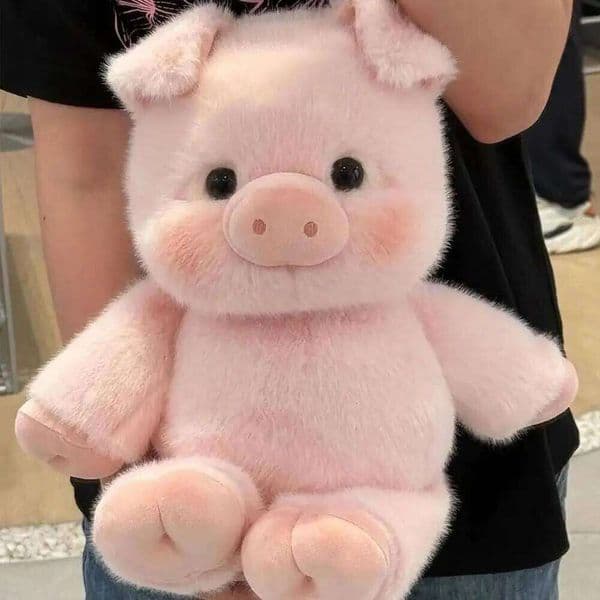 New Design Soft Pig Stuffed Animal Cute Emotional Support Toy 17.7inch Plush Pillow J260522