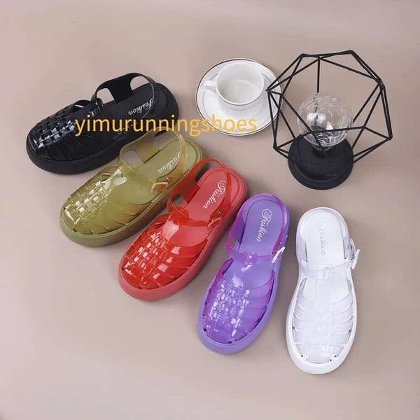 2026 Summer PVC Fashion Casual Womens Shoes Roman Beach Flat Sandals H6