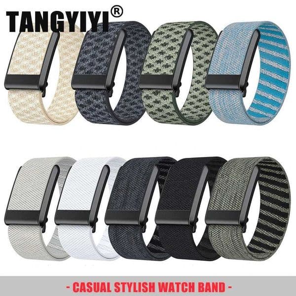 Nylon Braided Elastic Band for Whoop 50 Adjustable Cashmere Watch Strap for Whoop 50 MG WHOOP 40 Sports Wristband AccessoriesJ260522