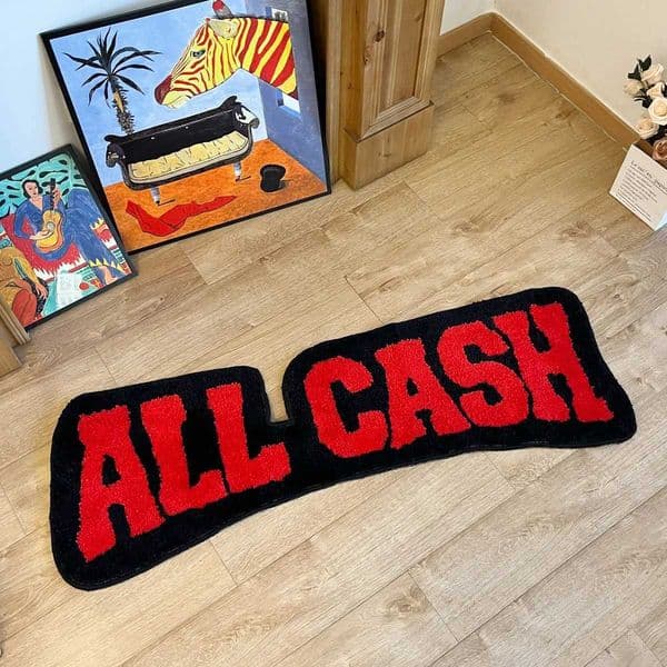 All Cash Tufted Rug 3D Anime Rugs Floor Safety Pad Aesthetic Home Room Winter Warm Decor For Teen Room Cool Purple Mat X260522