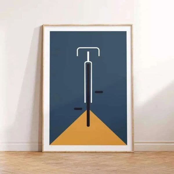 Luxury Designer Decor Cyclist Canvas Painting Minimalist Cycling room Wall Art Poster Print Bike Modern Pictures For Living Room Decor Bicyc 11 14