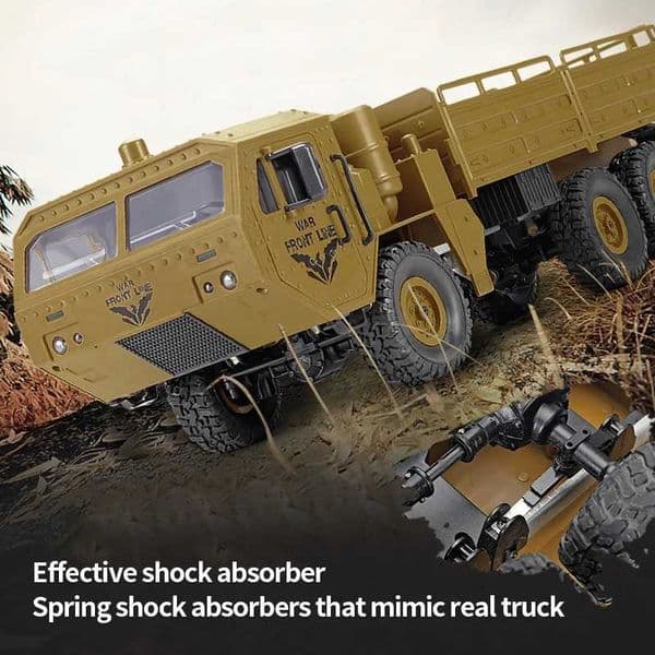 Q60 Rc Car Truck 116 24g 6wd Remote Control Car Toy Simulation Military Vehicle Model Four-Wheel Drive Remote Control Car Toy H2605221