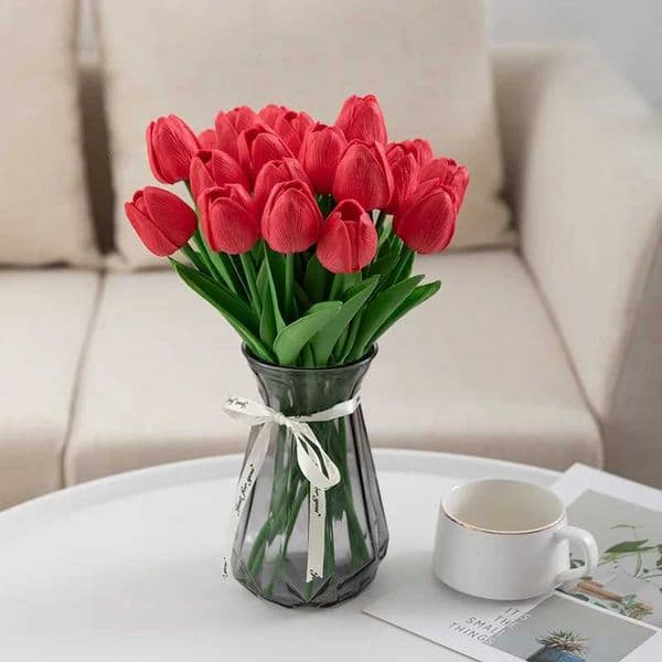 10pc Artificial Flower Arrangement Wedding Touch Artificial Bouquet PE Fake Flower for Wedding Decoration Flowers Home L260522
