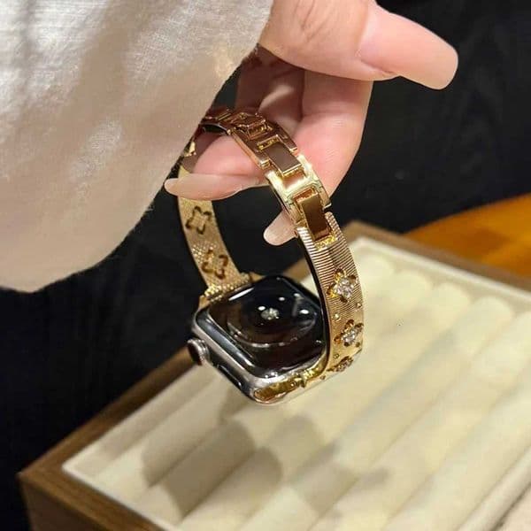 Luxury Hollow Strap For Watch Series 10 9 8 7 41 45mm 6 Se 5 4 Band 40mm 41mm 38mm 42mm 44mm 45mm 46mm JewelryJ260522