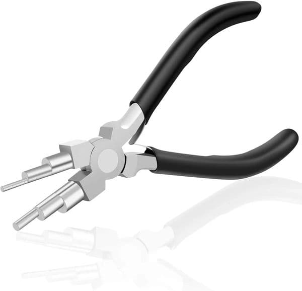 6 in 1 Bail Making Pliers 310mm MultiStep Wire Looping with NonSlip Handle Carbon Steel Bending Forming Tool fo 260508