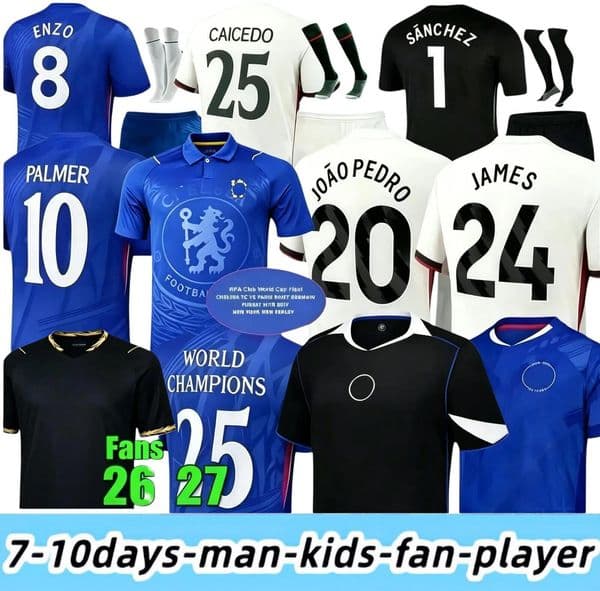 chelseajersey 26 27 PEDRO FERNANDEZ PALMER CAICEDO GARNACHO COLWILL NETO ESTEVAO occer jersrys Home Awat Third Player Fans retro 96 97 98 00 Long shirts men kids kits