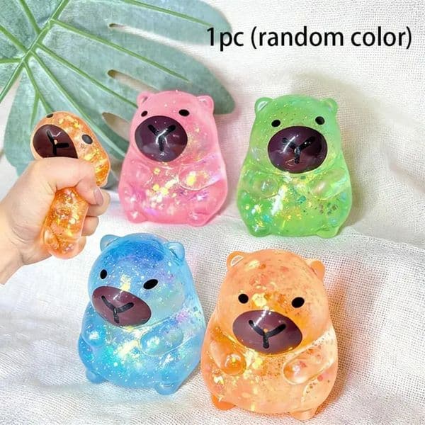 Capybara Malt Candy Mochi Squishy Toy Slow Rebound Stress Relief Fun Interactive Squeeze Gift for Kids Adults w260522
