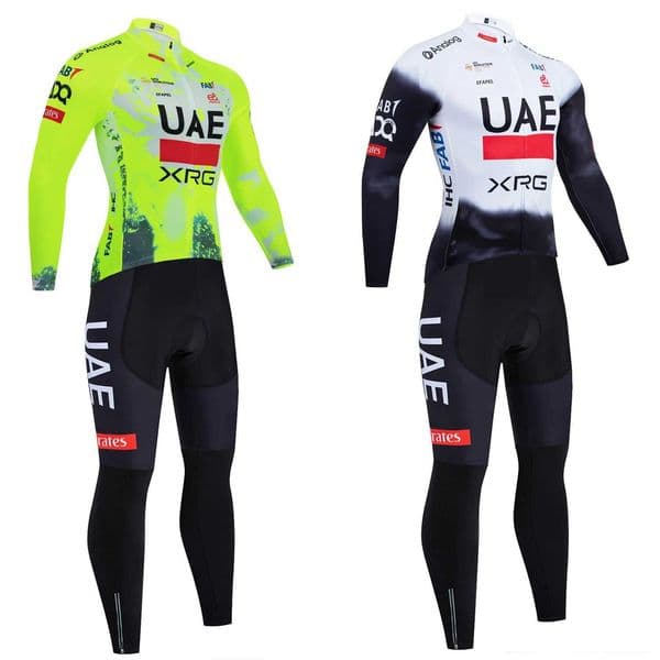 Winter 2026 Team UAE Bike Jacket Cycling Jersey Pants Set Men Women Warmth Fleece Ropa Ciclismo Team Pro Bicycle Clothing Z260522