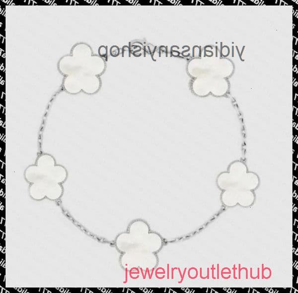 Designer Jewelry vanlys cleeff braclet Classic Clover Charm Bracelets Bangle Chain 18K Gold Agate Shell Mother-of-Pearl for Mother Jewelry Women 20 color RITR