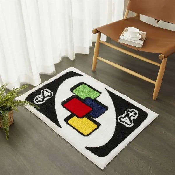 VIKAMA UNO Aesthetic Door Mat Faux Cashmere Bedroom Bedside Rug Bathroom Absorbent Warm Floor Mat Bathroom Foot Mat X260522
