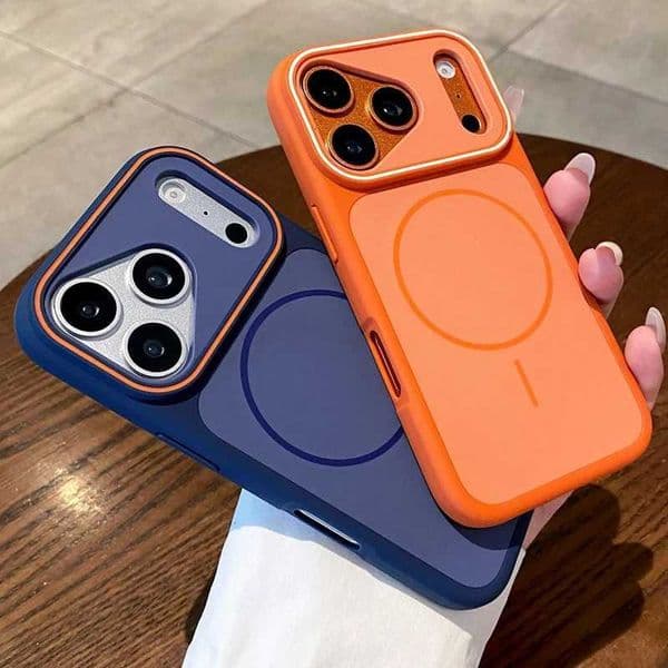 Luxury Dual Tone Phant Magnetic Phone Case For iPhone 11 12 13 14 15 16 17 Pro Max Air Plus Bumper Back Cases CoverJ260522