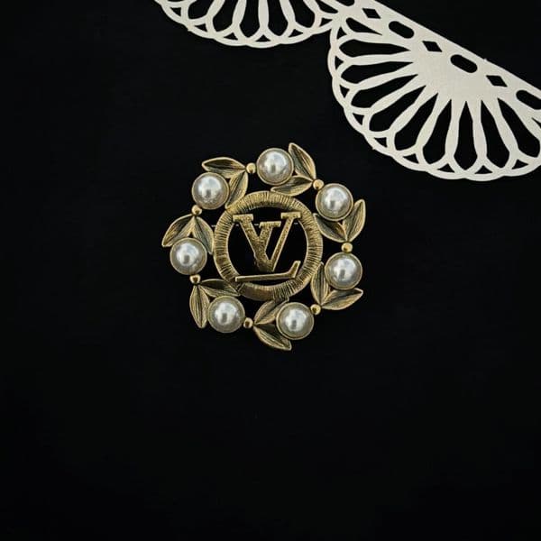 Luxury Brand Designer Letter Pins Brooches Women Crystal Pearl Rhinestone Brooch Suit Pin Jewerlry Accessories Gifts With box