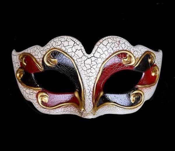 New Venetian Ball Masks Upper Crack Half Face Masquerade Mask Halloween Theme Party Cosplay Mask Dance Makeup Props