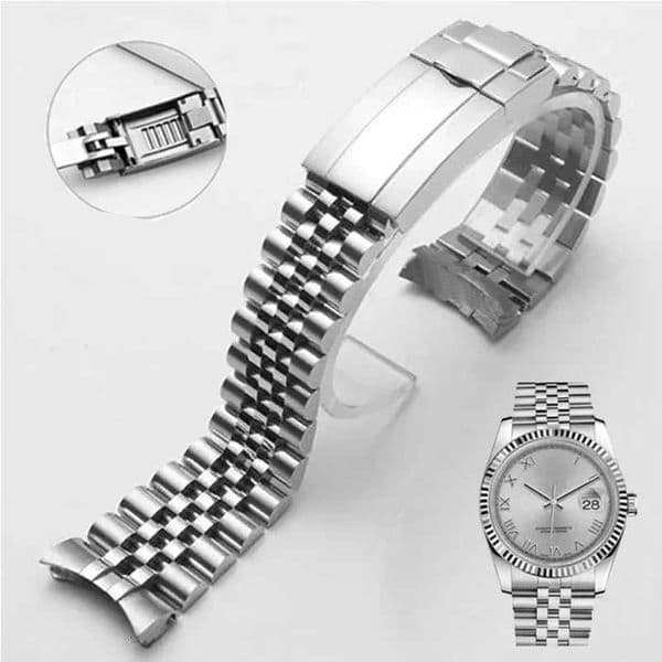 904L Jubilee Watch Band for Rolex Sub GMT Yacht Daytona Men Watch Strap Luxury Bracelet Mod Parts Replacement Accessories 20mmJ260522